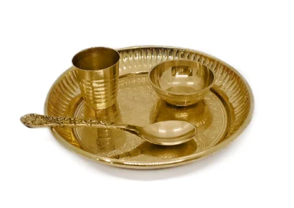 Laddu Gopal Pooja Bhog Thali Set 11.43cm (4.5 Inch)