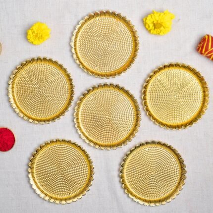 Laddu Gopal Bhog Thali Set (Pack of 6)