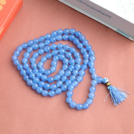 Premium Hakik Jap Mala (Blue)