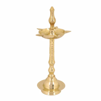 12 Inch Beautiful Brass Kerala Inauguration Diya