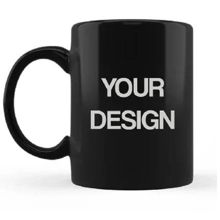 Customize Jai Guruji Printed Ceremic Coffee Mug Black