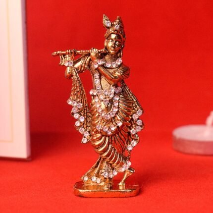 Metal Krishna Statue