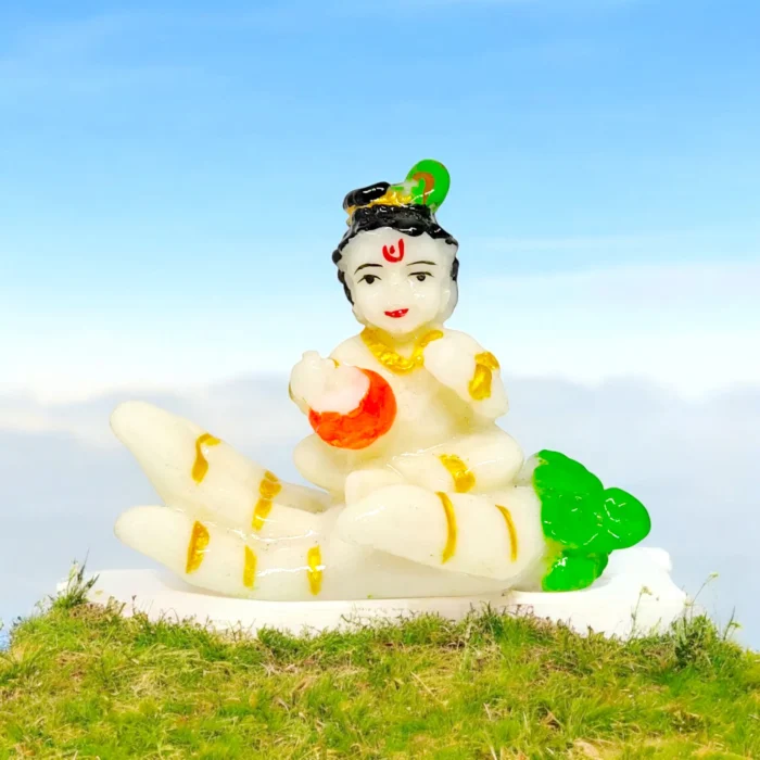 Marble Laddu Gopal Statue