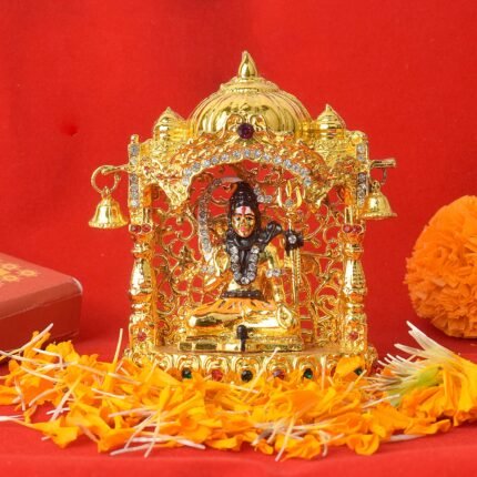 Metal Shiv Mandir Idol