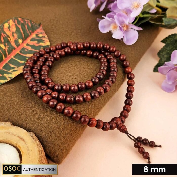 Pure Red Sandalwood Jap Mala