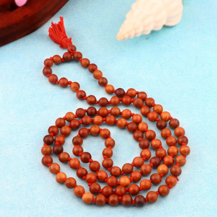 Red Sandalwood Jap Mala
